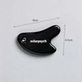 Solarpsych Ceramic Gua Sha Tool - Matte Black